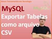 Como exportar uma tabela com arquivo csv no MySQL