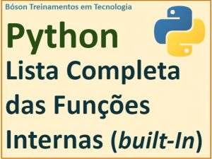 Lista completa de funções internas do Python