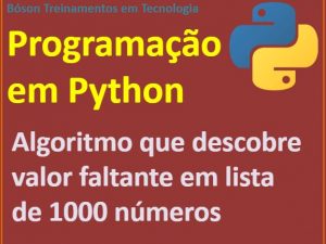 Descobrir número faltante em lista com script em python